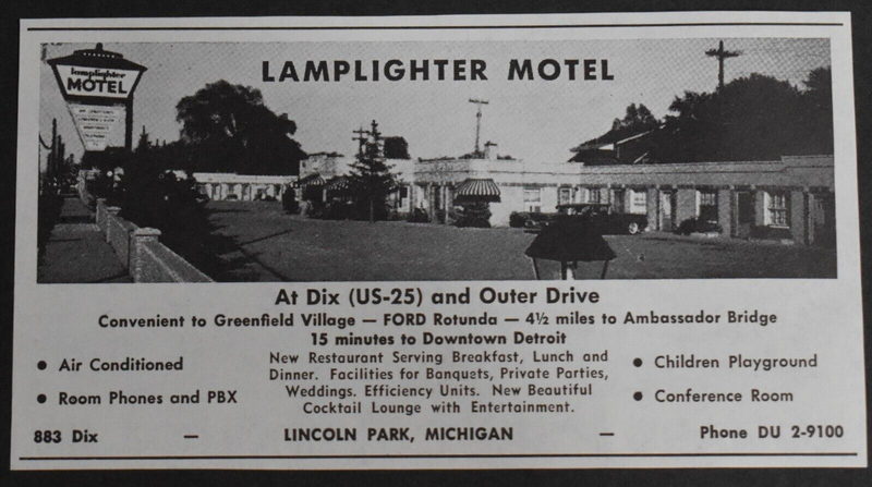 Lamplighter Motel (The Over-Niter Motel) - Print Ad (newer photo)